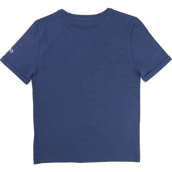 Boss Mid-Blue T-Shirt-Shirts-BOSS-kids atelier