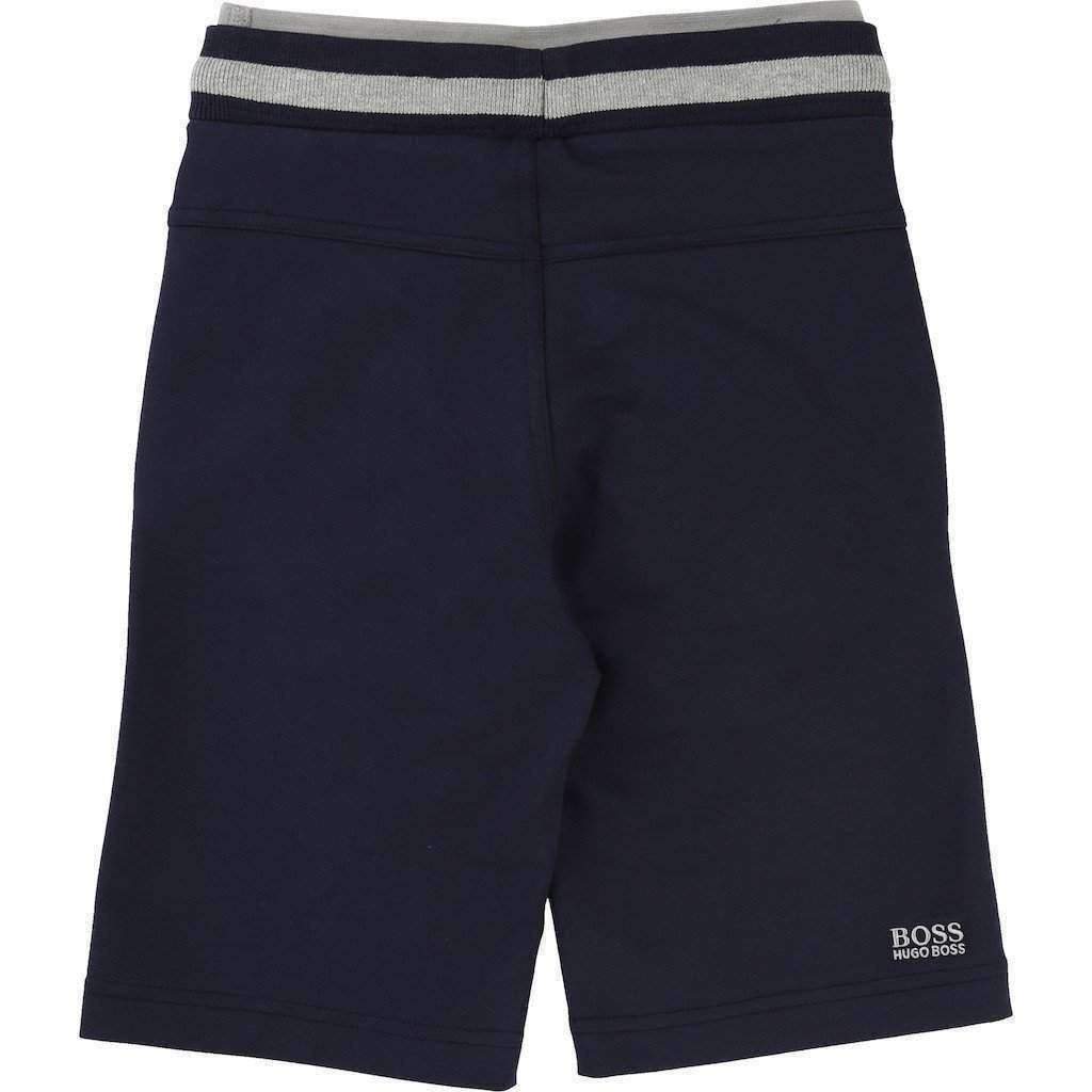 Boss Navy Bermuda Shorts-Shorts-BOSS-kids atelier