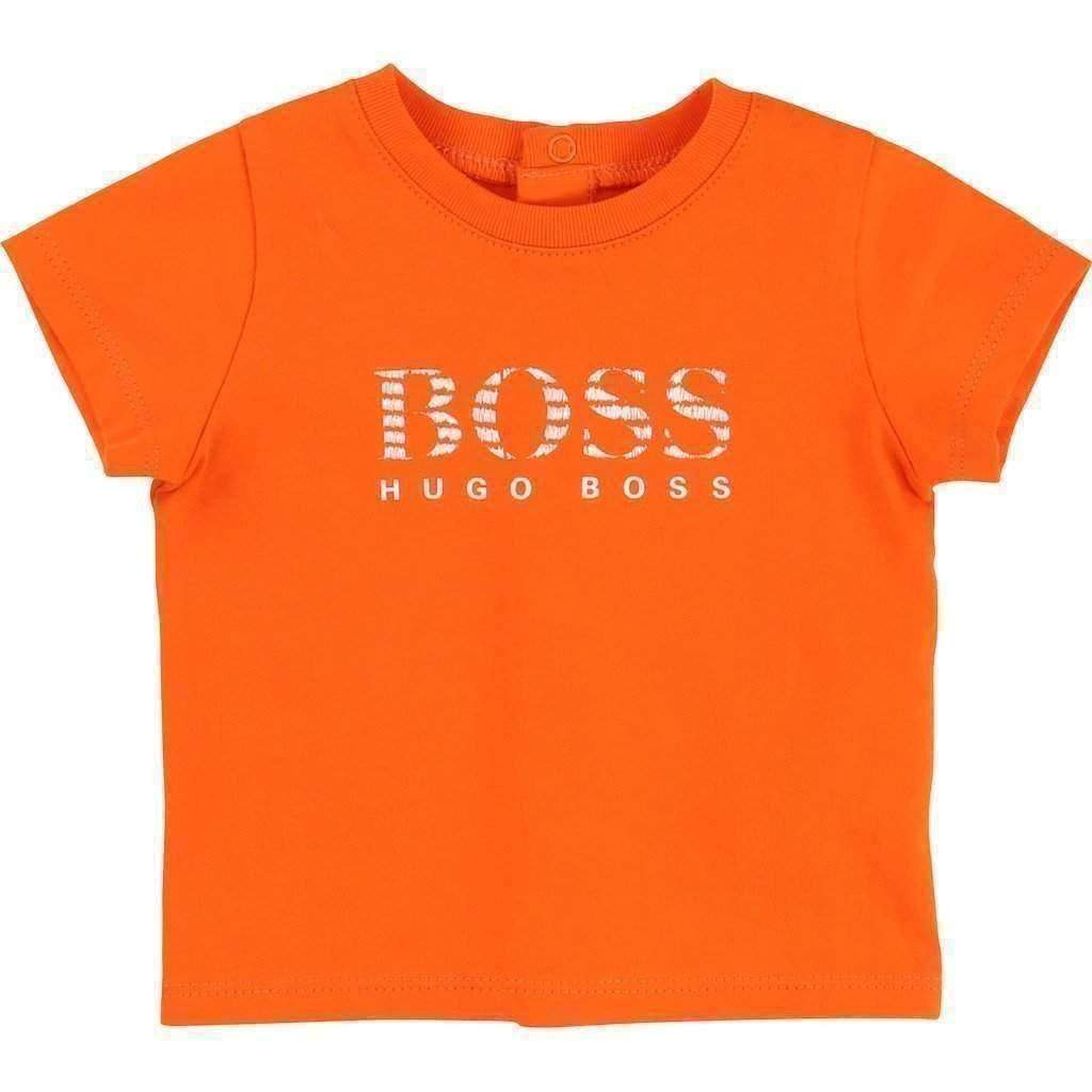 Boss Orange Logo T-shirt-Shirts-BOSS-kids atelier