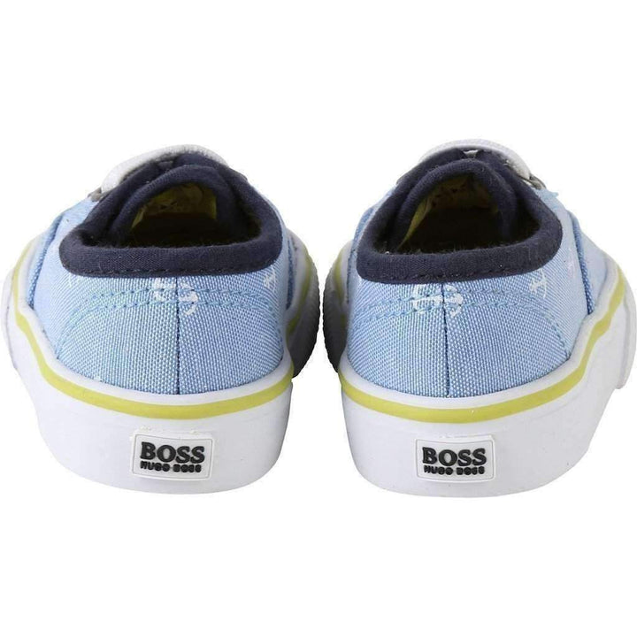 Boss Printed Chambray Shoes-Shoes-BOSS-kids atelier