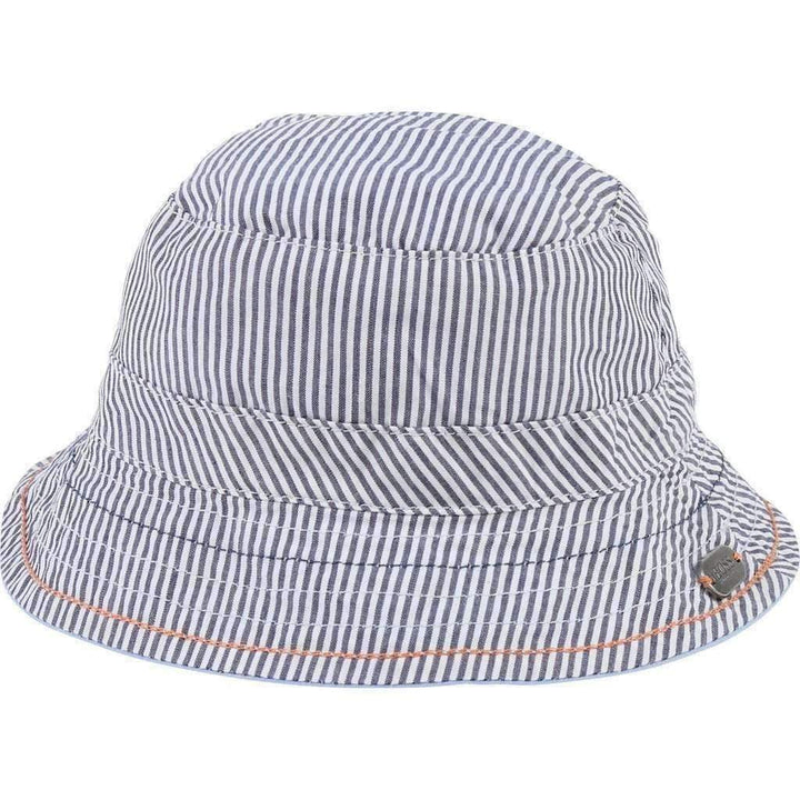 Boss Reversible Striped Blue Hat-Accessories-BOSS-kids atelier