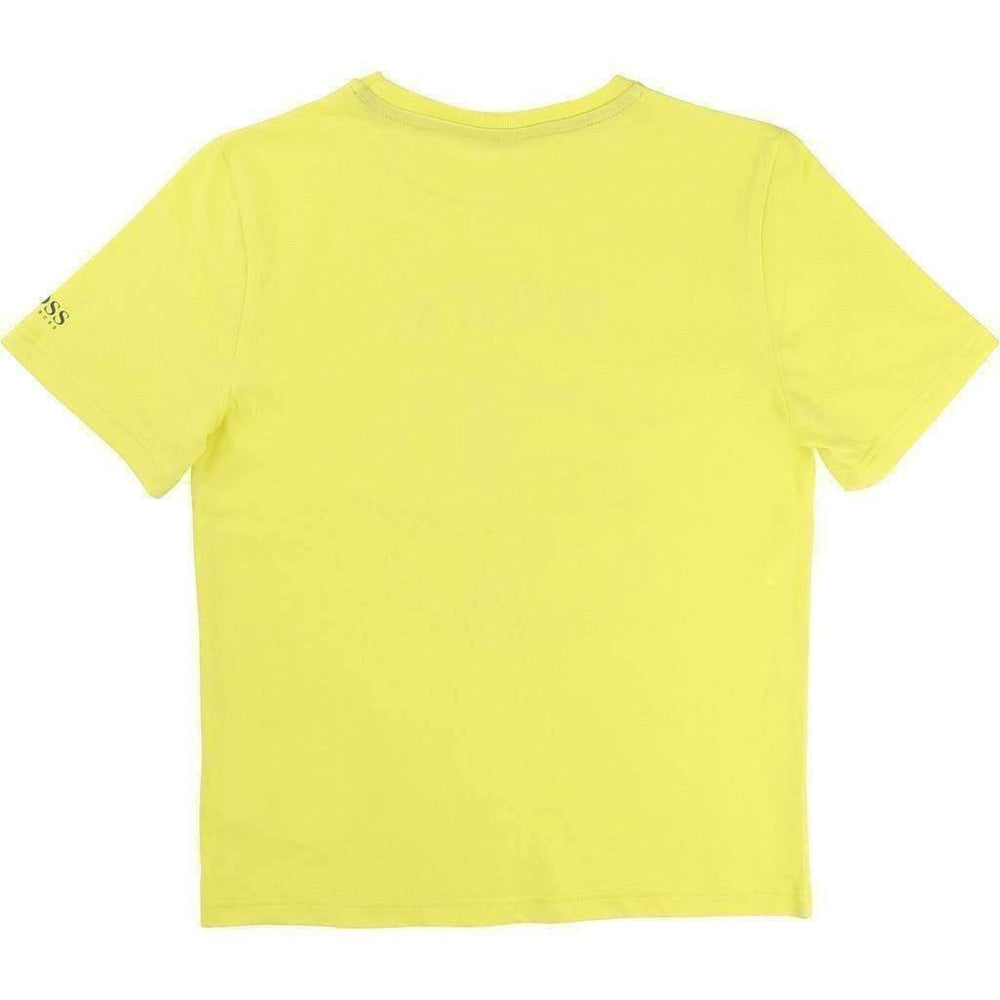 Boss Yellow Anchor T-Shirt-Shirts-BOSS-kids atelier
