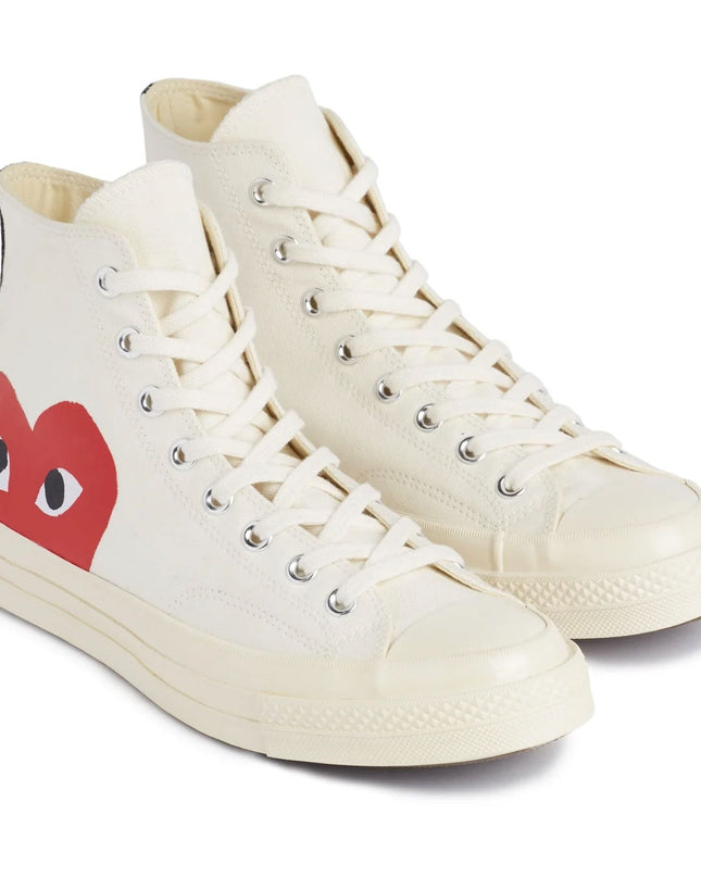 Beige High Top Sneakers