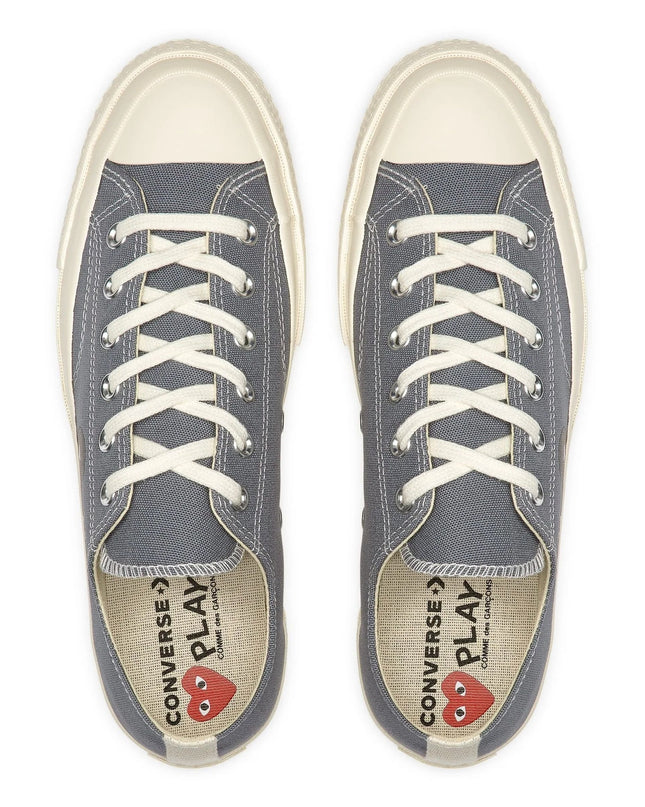 Gray Converse Low Top Sneakers