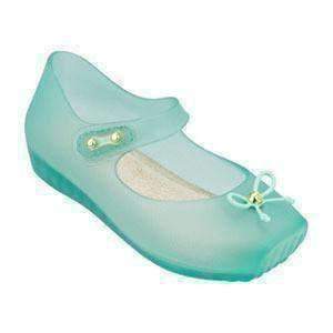 Clear Aqua Ballet Mary Janes-Shoes-Mini Melissa-kids atelier