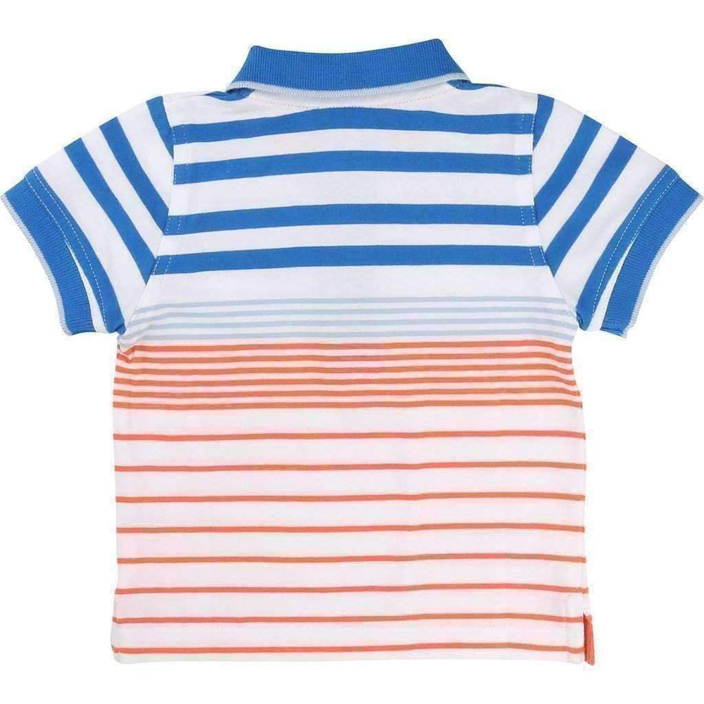 Contrast Striped Polo-Shirts-BOSS-kids atelier