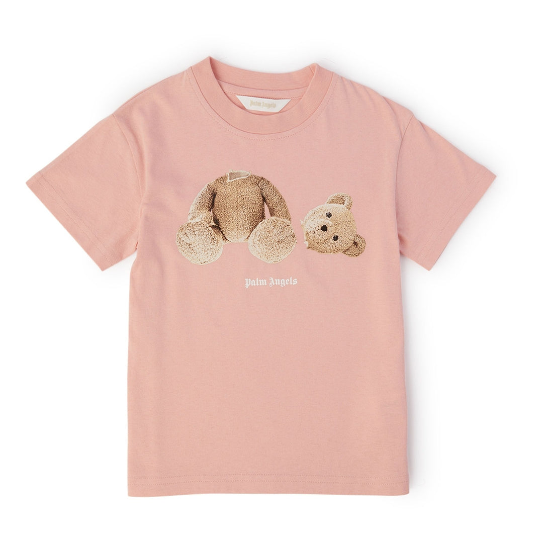palm-angels-pgaa002c99jer0013060-Pink Cotton Jersey T-Shirt