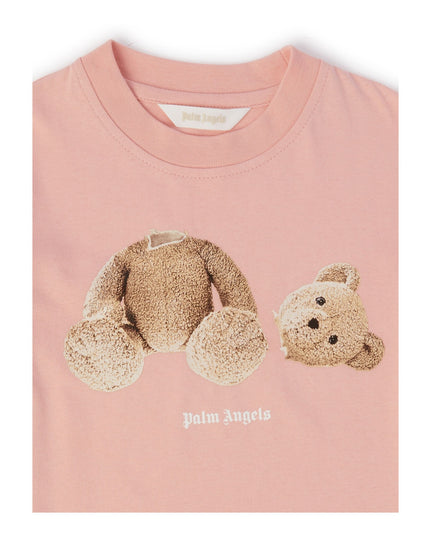 palm-angels-pgaa002c99jer0013060-Pink Cotton Jersey T-Shirt