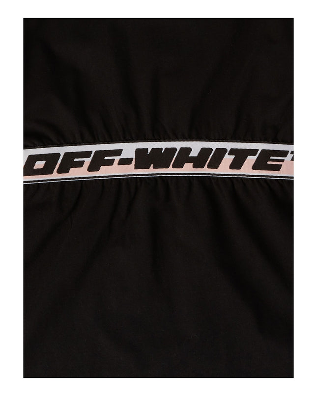 off-white-ogdb009s23jer0011010-Black Logo Dress