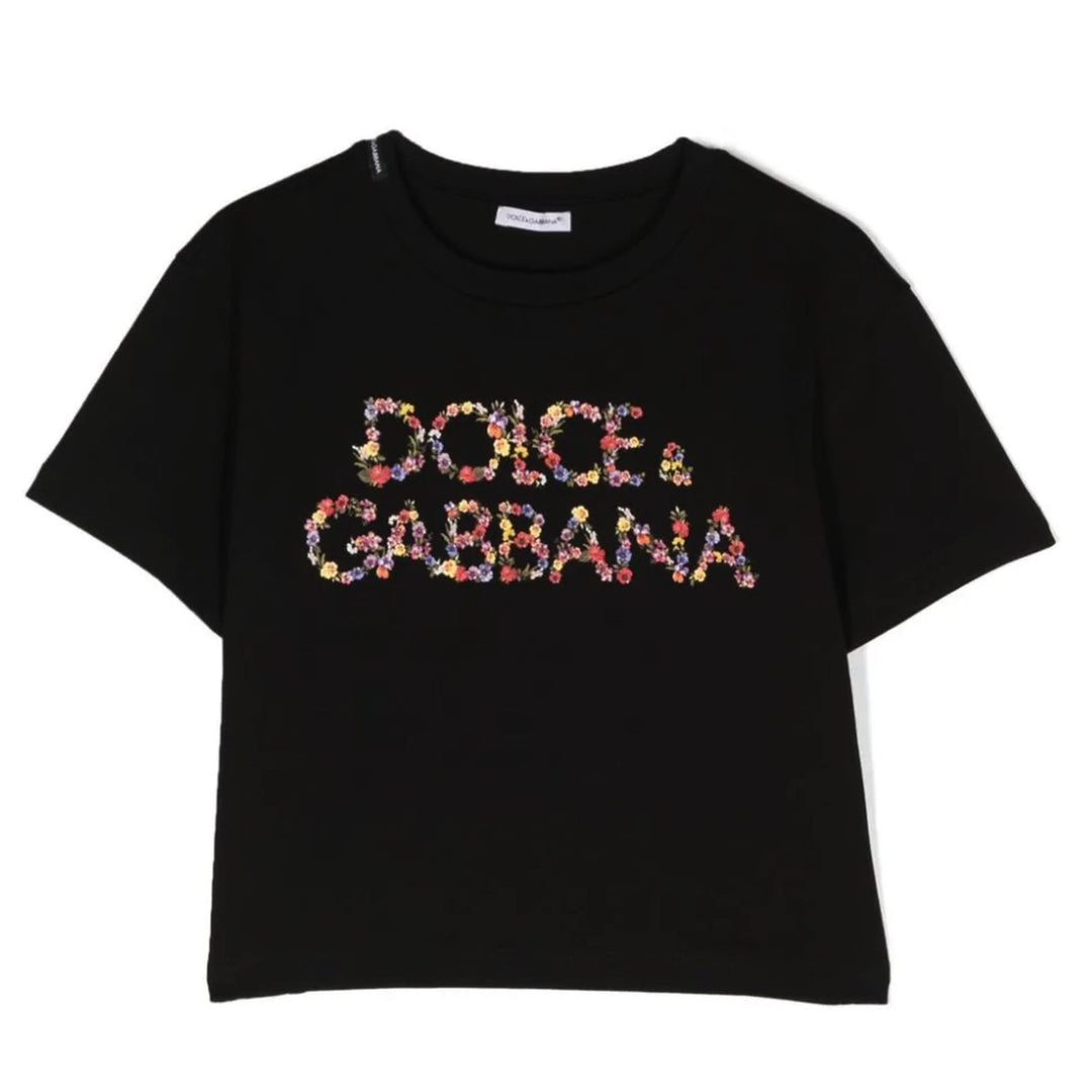 dg-Black Logo T-Shirt-l5jthw-g7kc5-n0000