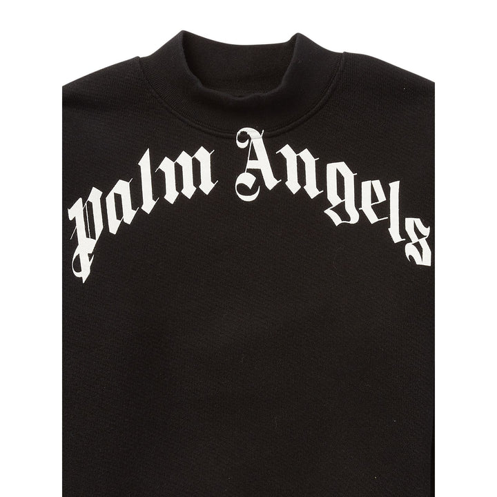 palm-angels-pbba001c99fle0041001-Black Logo Sweatshirt