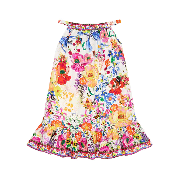 Floral Frill Hem Dress