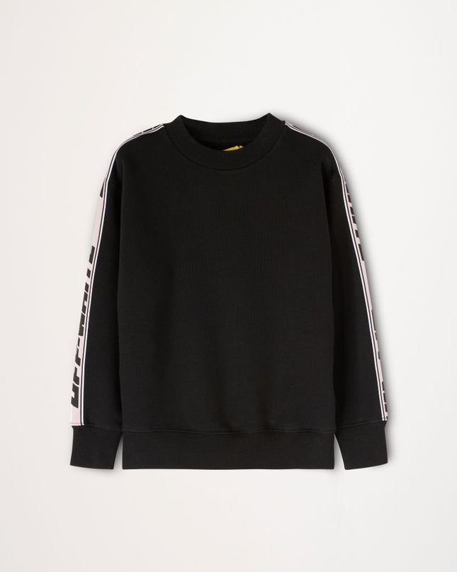 ow-Black Logo Sweatshirt-ogba007c99fle0011010