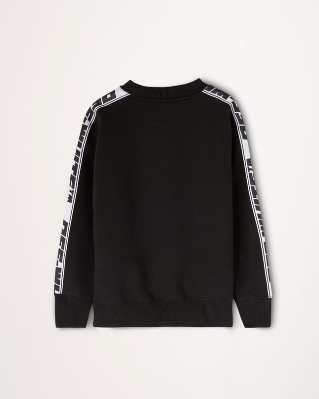 ow-Black Logo Sweatshirt-ogba007c99fle0011010