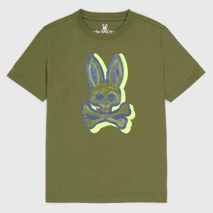 psycho-bunny-b0u981u1pc-301-Green Varick T-Shirt