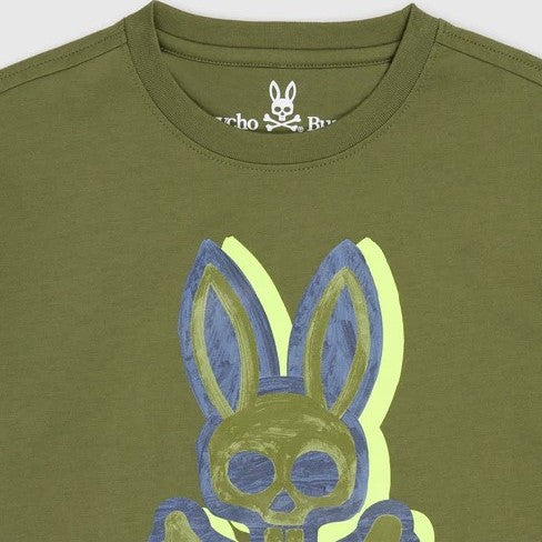psycho-bunny-b0u981u1pc-301-Green Varick T-Shirt