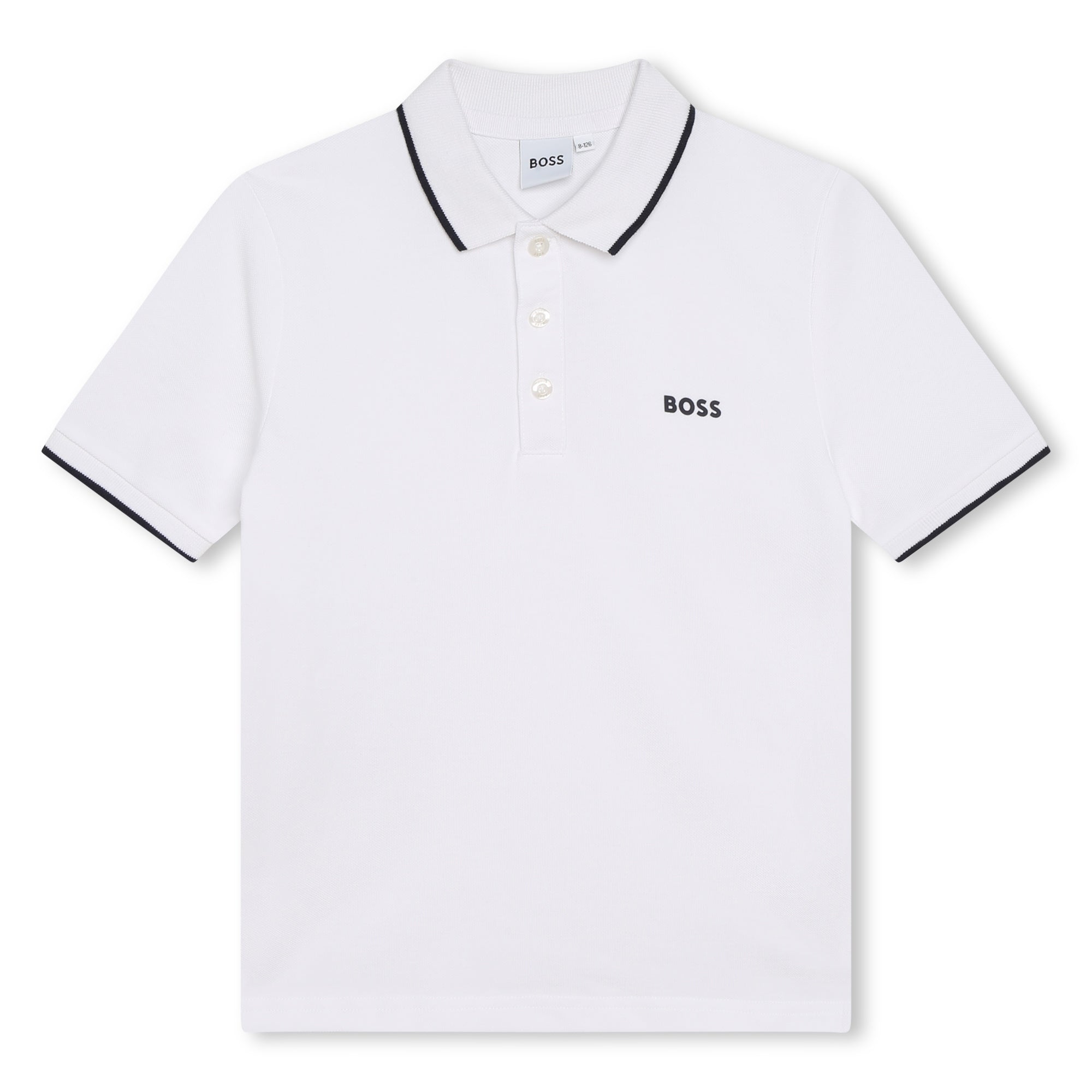 White polo shirt hugo boss sale