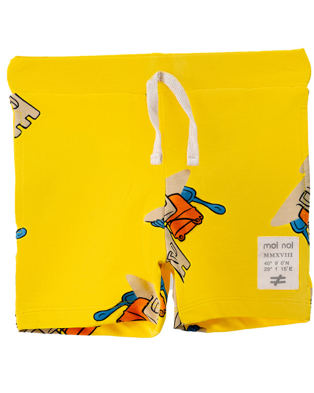 kids-atelier-moi-noi-gender-neutral-kid-baby-girl-boy-yellow-sand-castle-graphic-cotton-shorts-mn7511-yellow