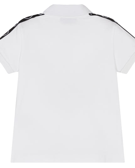 moschino-White Cotton Piqué Polo Shirt-hum04a-lfa01-10101