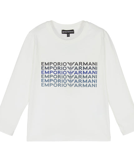 armani-Ivory Logo T-Shirt-6lhtj6-4j5wz-0101