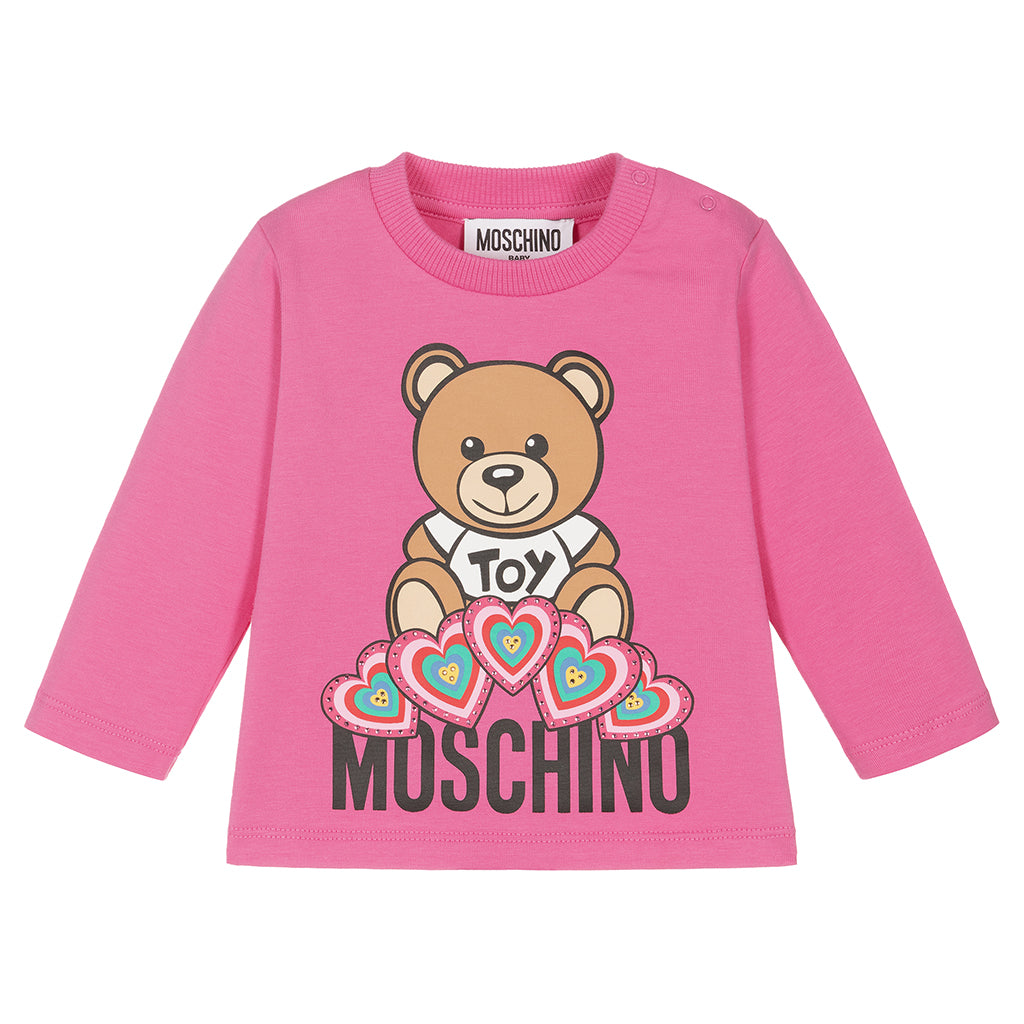 Moschino bear sweatshirt cheap