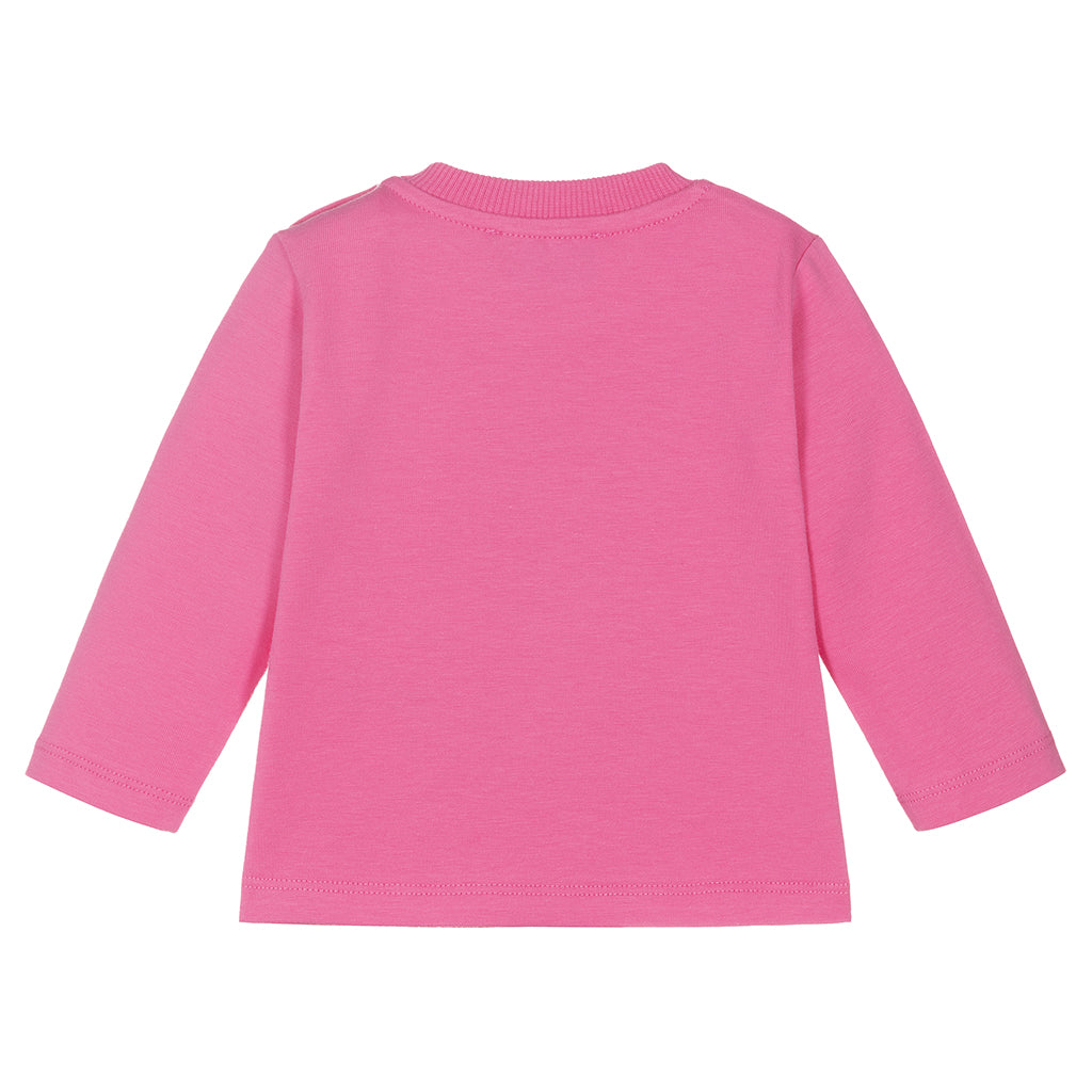 Pink Teddy Bear Sweatshirt kids atelier