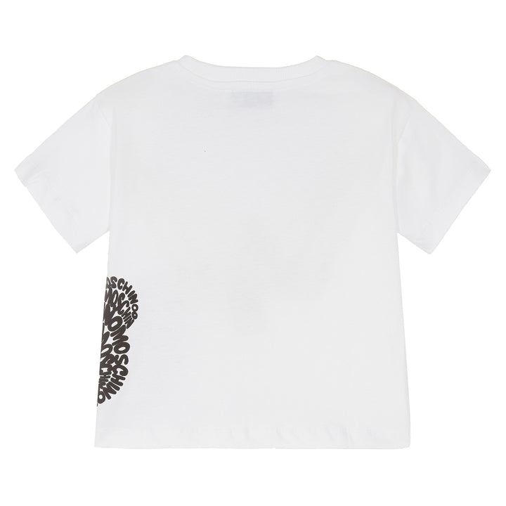 White Teddy Bear Logo T-Shirt