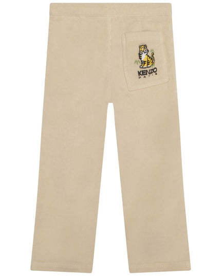 kenzo-Beige Trousers-k14229-242