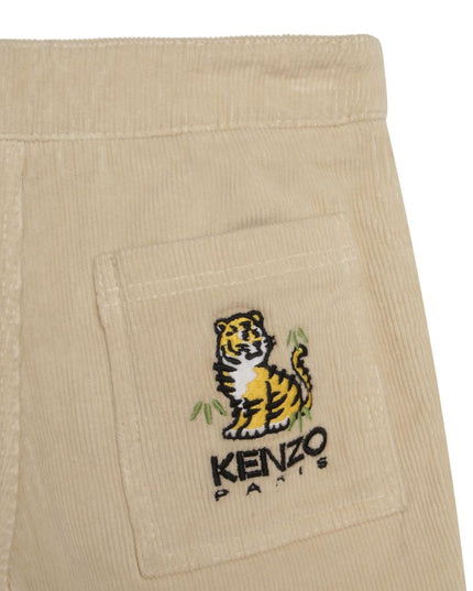 kenzo-Beige Trousers-k14229-242