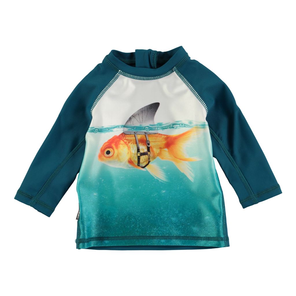 Molo Nemo Scary Fish Swim T-shirt-Swimwear-Molo-kids atelier