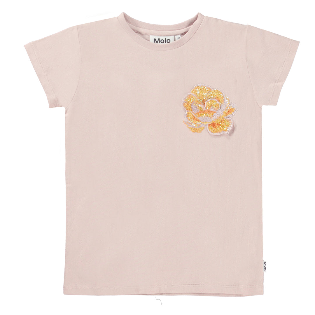 molo-Ranva Sequin Roses T-Shirt-2s23a210-7945