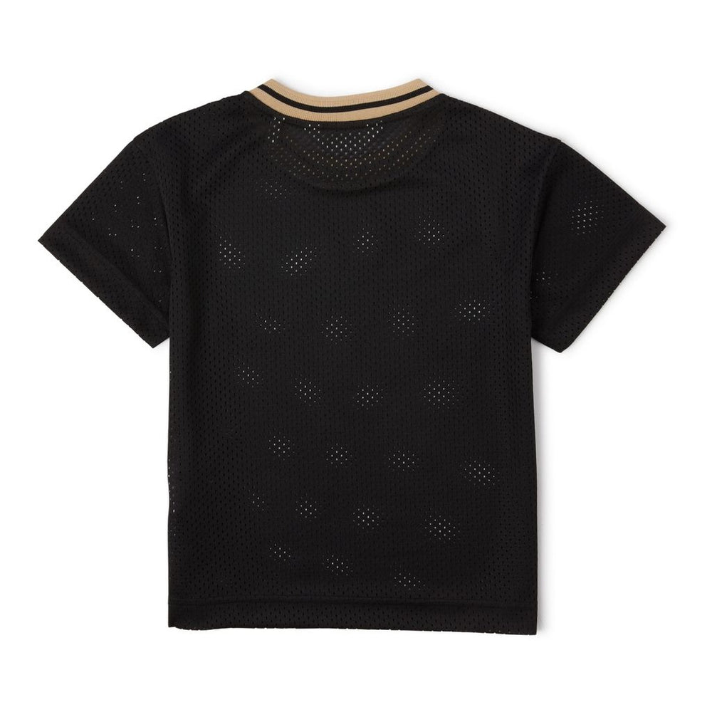 pa-Black Curved Logo T-Shirt-pbaa005f22jer0011001