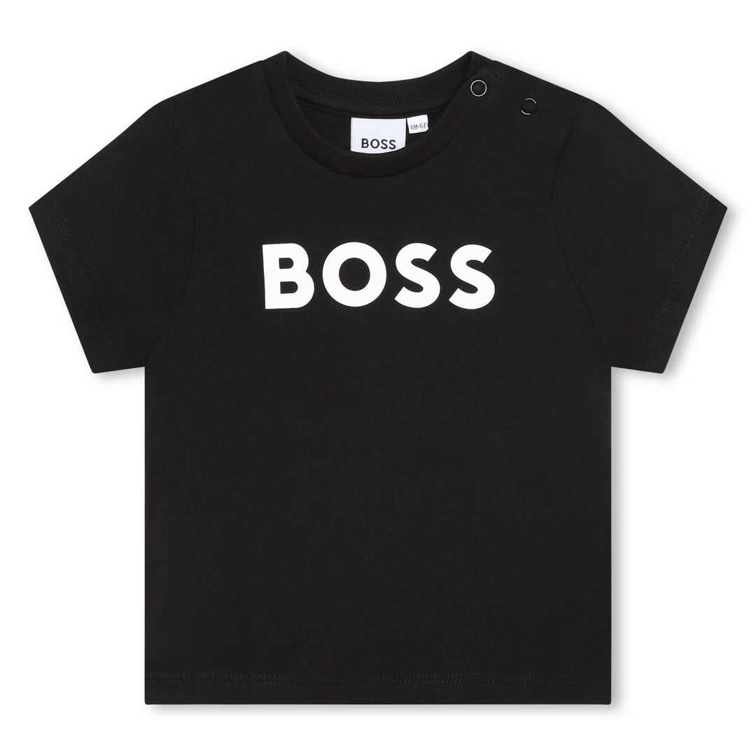 boss-j05p12-09b-bb-Black Logo T-Shirt