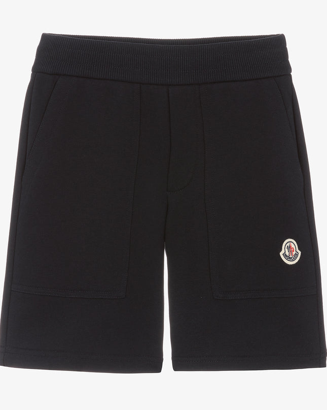 moncler-i1-954-8h000-10-809ag-778-Navy Logo Shorts