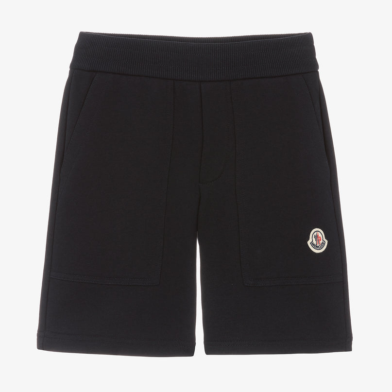 moncler-i1-954-8h000-10-809ag-778-Navy Logo Shorts