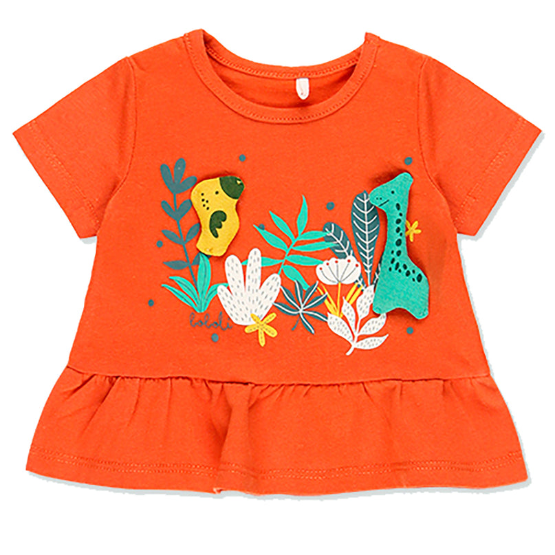 Orange Animals Outfit Set