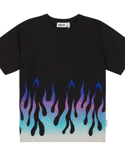 molo-Black Flame T-Shirt-1s24a209-3458