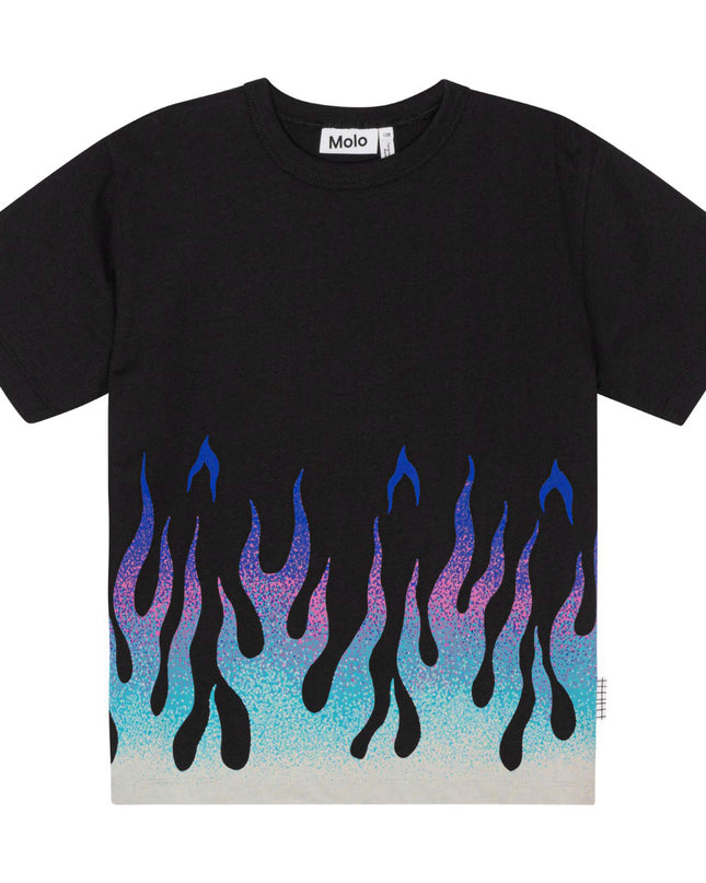 molo-Black Flame T-Shirt-1s24a209-3458