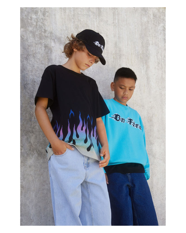 molo-Black Flame T-Shirt-1s24a209-3458