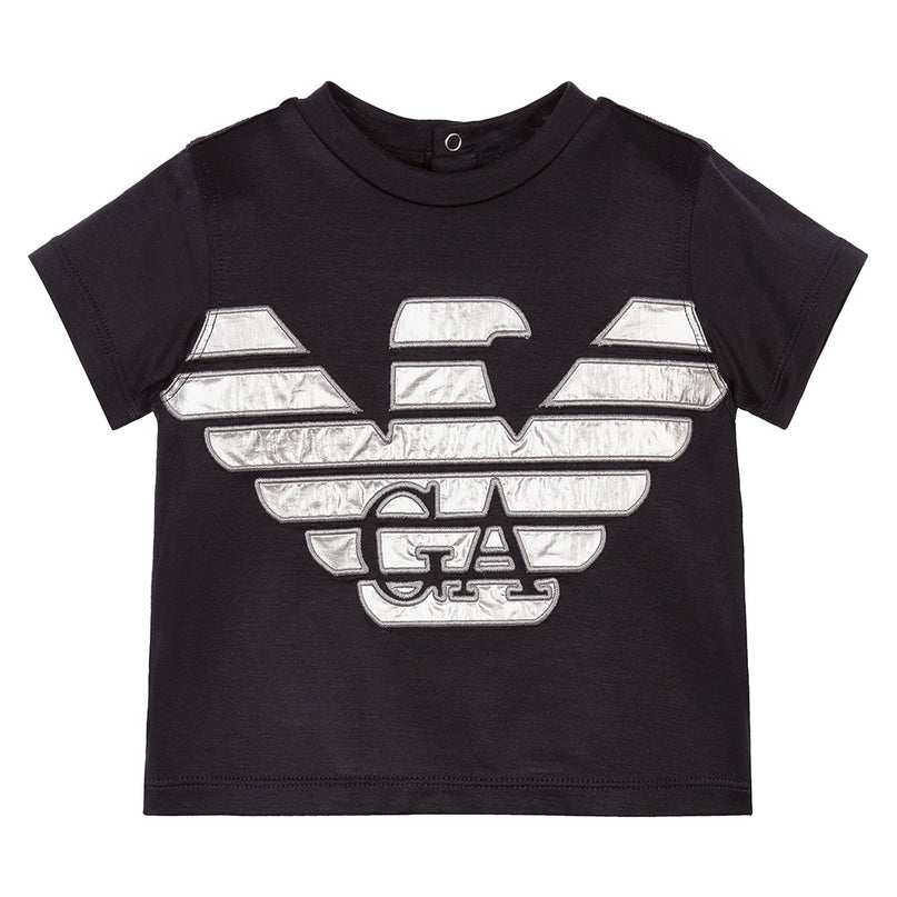 armani-Navy Logo T-Shirt-3lhtjb-1juvz-0920