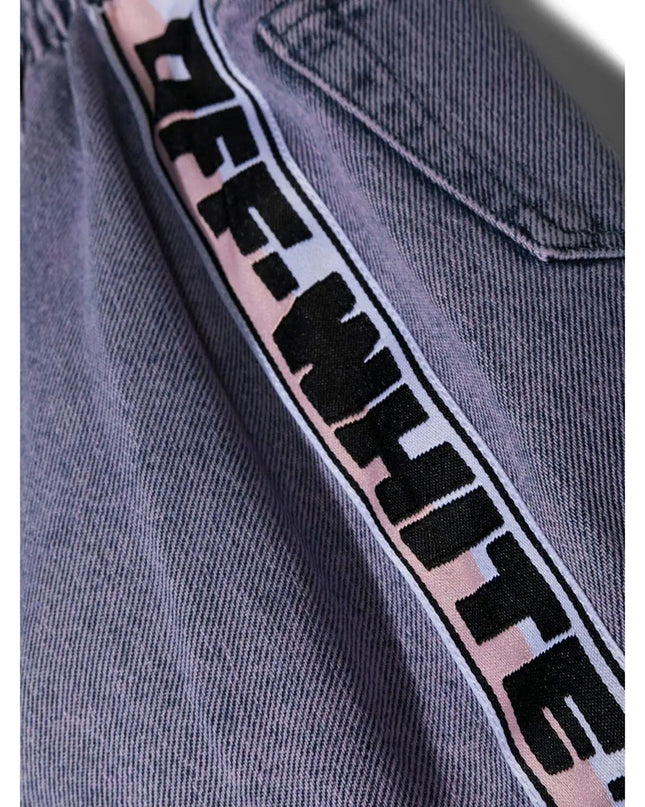 ow-Logo Denim Skirt-ogyf004f22den0013010