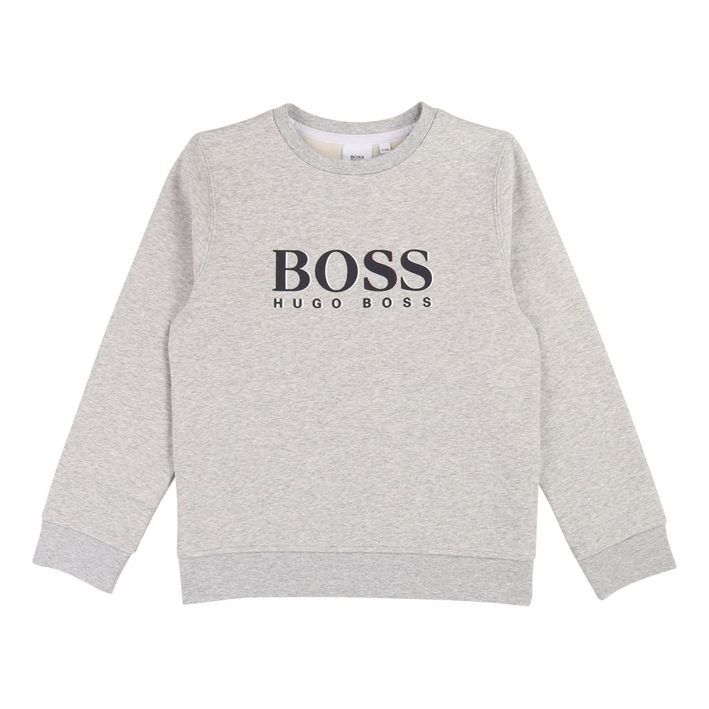 boss-light-gray-marl-crew-neck-sweatshirt-j25e17-a07