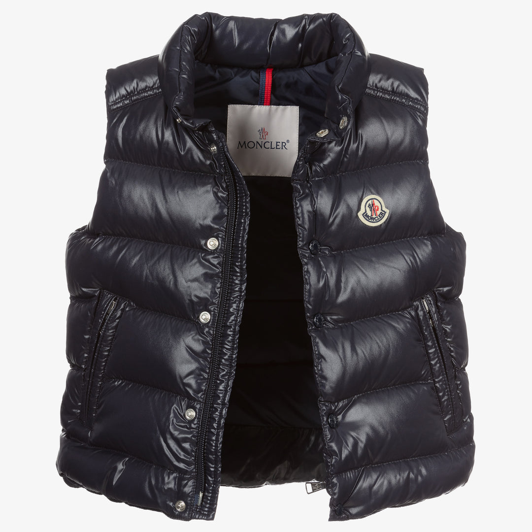 moncler-Navy Down Padded Gilet-h2-954-1a126-20-68950-742