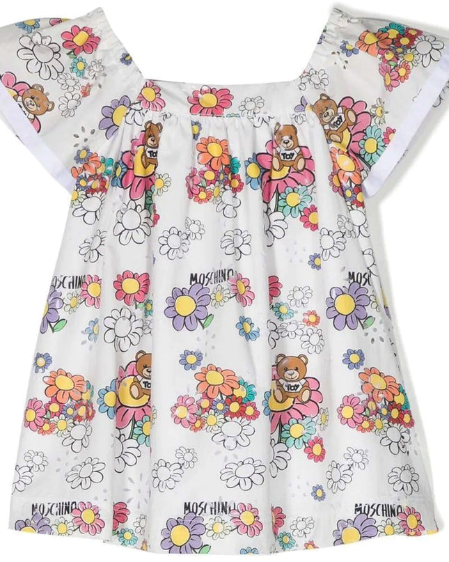 moschino-Teddy Bear Cotton Dress-mav094-s0q08-84328