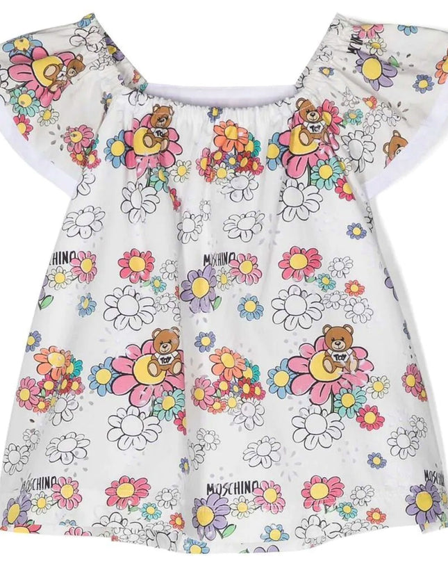 moschino-Teddy Bear Cotton Dress-mav094-s0q08-84328