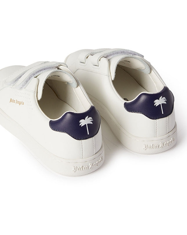 palm-angels-pbia006c99lea0010146-White Tennis Straps Sneakers