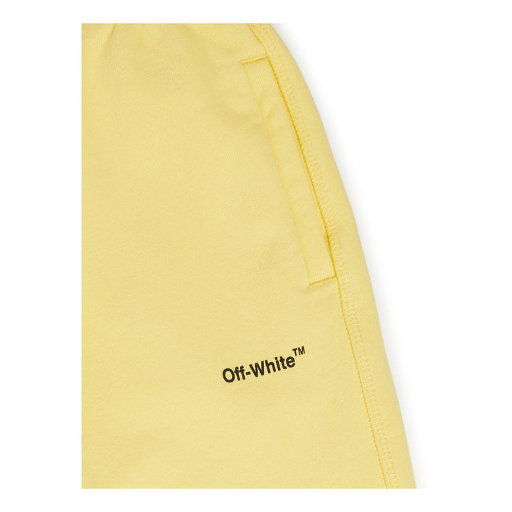off-white-obci001s23fle0011810-Yellow Logo Shorts