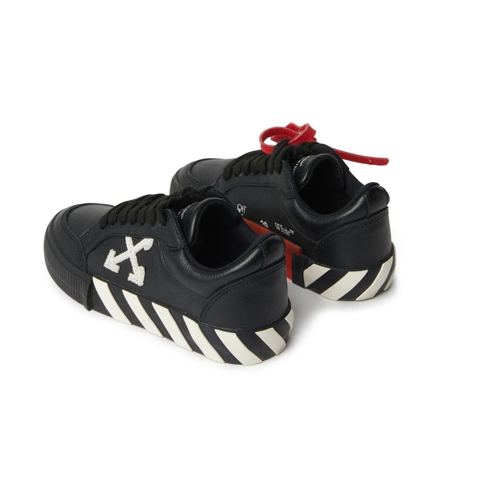 Off white vulcanized sneakers black clearance