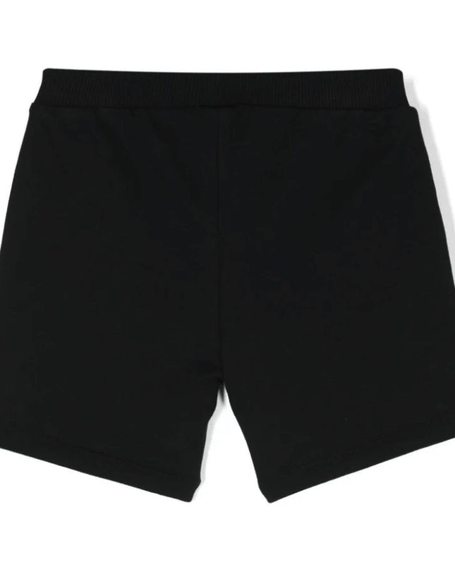 moschino-Black Cotton Teddy Bear Shorts-mnq00n-lca19-60100
