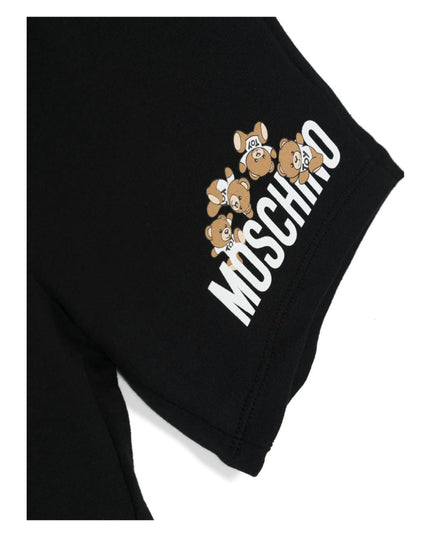 moschino-Black Cotton Teddy Bear Shorts-mnq00n-lca19-60100